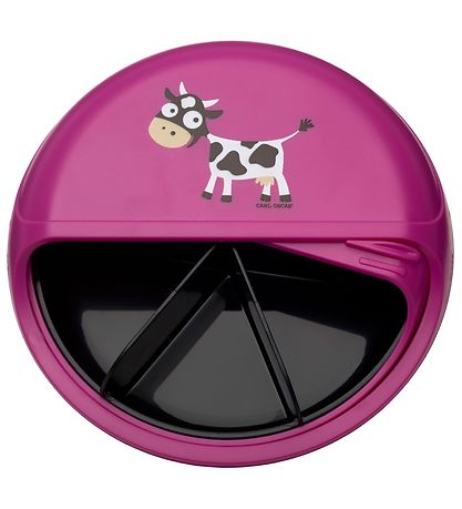 Carl Oscar Snackboks - BentoDISC - 18 cm - Purple Cow