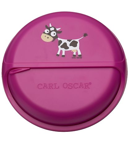 Carl Oscar Snackboks - BentoDISC - 18 cm - Purple Cow Carl Oscar Snackboks - BentoDISC - 18 cm - Purple Cow