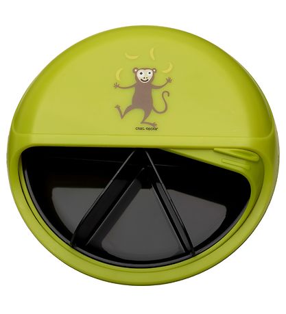 Carl Oscar Snackbox - BentoDISC - 18 cm - Lime Monkey Carl Oscar Snackbox - BentoDISC - 18 cm - Lime Monkey