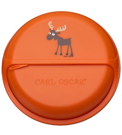 Carl Oscar Snackbox - BentoDISC - 18 cm - Oranje Eland Carl Oscar Snackbox - BentoDISC - 18 cm - Oranje Eland