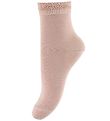 Condor Socks w. Lace border - Pink Condor Socks w. Lace border - Pink