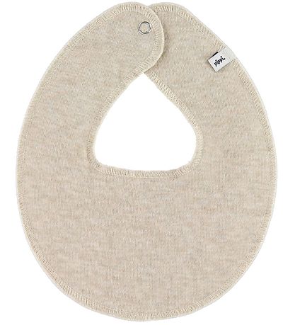 Pippi Baby Teething Bib - Round - Sandshell Pippi Baby Teething Bib - Round - Sandshell