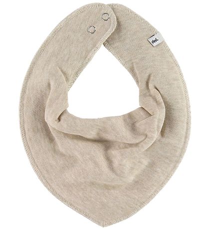 Pippi Baby Teething Bib - Pointy - Sandshell Pippi Baby Teething Bib - Pointy - Sandshell