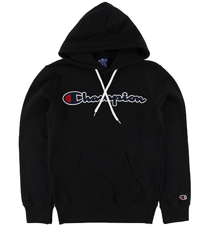 Champion 패션 후드티 - 블랙 포함 로고
