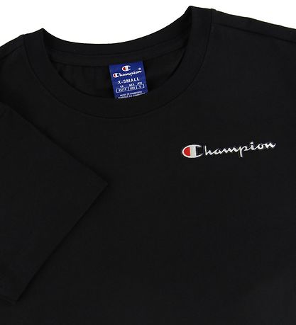 Champion Fashion T-shirt - Black w. Logo Champion Fashion T-shirt - Black w. Logo