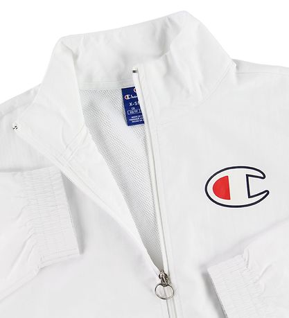 Champion Fashion Cardigan - Weiß m. Logo Champion Fashion Cardigan - Weiß m. Logo