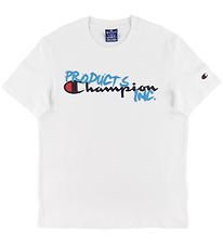 Champion Fashion T-shirt - White w. Logo Champion Fashion T-shirt - White w. Logo