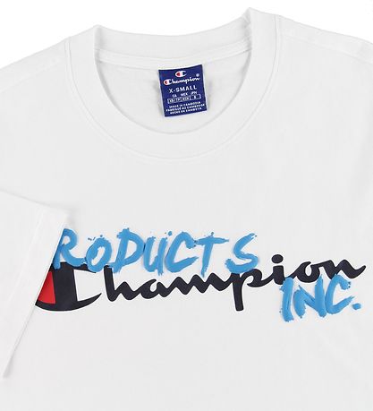 Champion Fashion T-shirt - White w. Logo