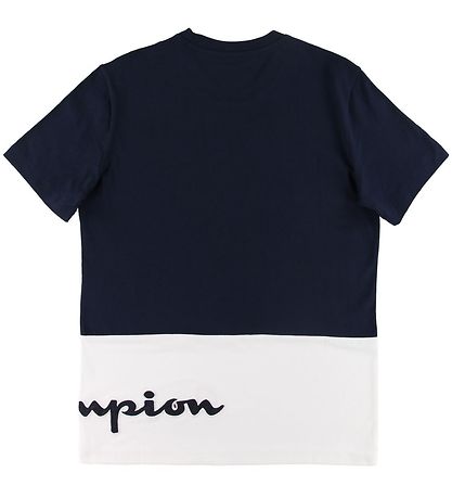 Champion Fashion T-shirt - Navy/White w. Logo Champion Fashion T-shirt - Navy/White w. Logo