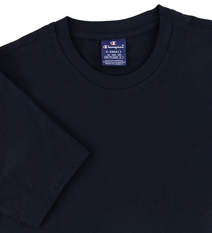 Champion Fashion T-shirt - Navy/White w. Logo