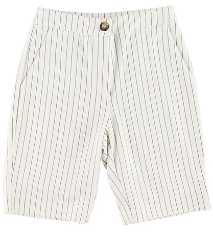 Grunt Shorts - Henna Bermuda - White w. Stripes Grunt Shorts - Henna Bermuda - White w. Stripes