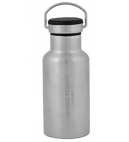 Yummii Yummii Thermo Bottle - 350 ml - Stainless Steel w. Black Yummii Yummii Thermo Bottle - 350 ml - Stainless Steel w. Black