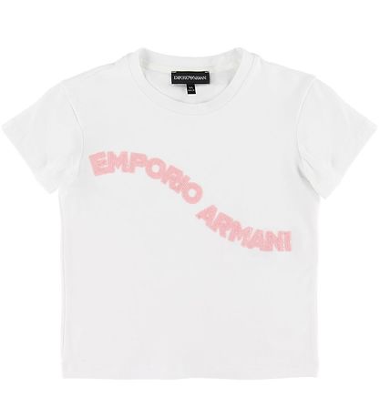 Emporio Armani T-shirt - White w. Logo Emporio Armani T-shirt - White w. Logo
