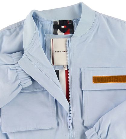 Tommy Hilfiger Lightweight Jacket - Utility Bomber - Light Blue