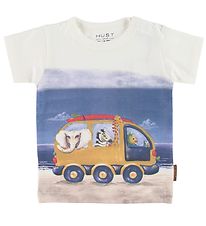 Hust and Claire T-shirt - Anker - White w. Print Hust and Claire T-shirt - Anker - White w. Print