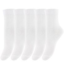 Minymo Socken - 5er-Pack - Weiß Minymo Socken - 5er-Pack - Weiß