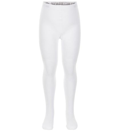 Minymo Tights - 2-pack - White/Gray
