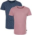 Minymo T-shirts - 2-pack - Mesa Rose Minymo T-shirts - 2-pack - Mesa Rose