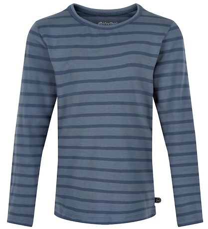Minymo Tröja - 2-pack - Ny Marinblå m. Ränder