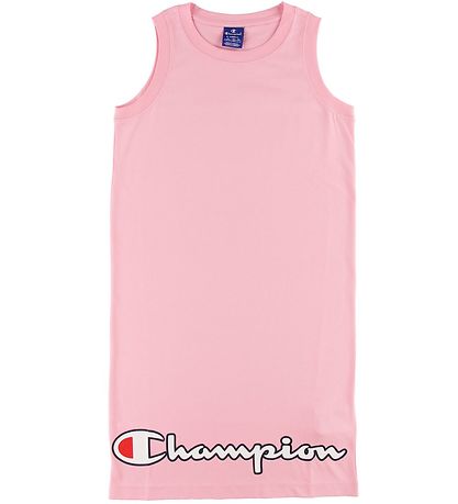 Champion Fashion Kjóll - Bleikt M. Lógó