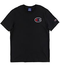Champion Fashion T-shirt - Black w. Logo Champion Fashion T-shirt - Black w. Logo