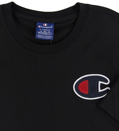 Champion Fashion T-shirt - Black w. Logo Champion Fashion T-shirt - Black w. Logo