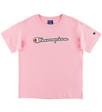 Champion Fashion T-shirt - Pink w. Logo Champion Fashion T-shirt - Pink w. Logo