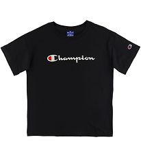 Champion Fashion T-shirt - Black w. Logo Champion Fashion T-shirt - Black w. Logo