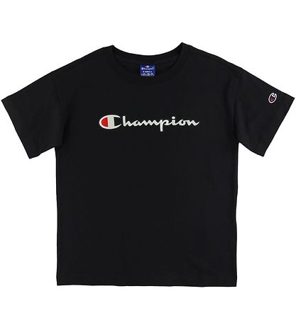 Champion Fashion T-shirt - Black w. Logo Champion Fashion T-shirt - Black w. Logo