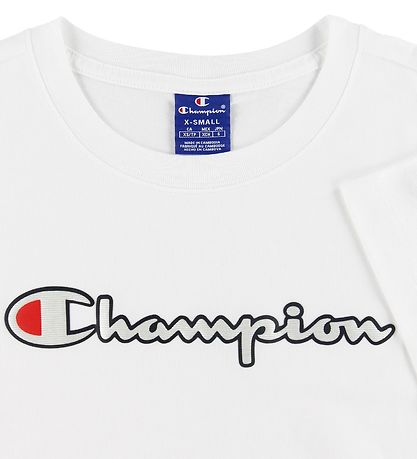 Champion Fashion T-shirt - White w. Logo Champion Fashion T-shirt - White w. Logo