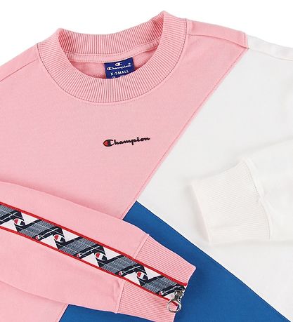 Champion Fashion Sweatshirt - Pink/White/Blue
