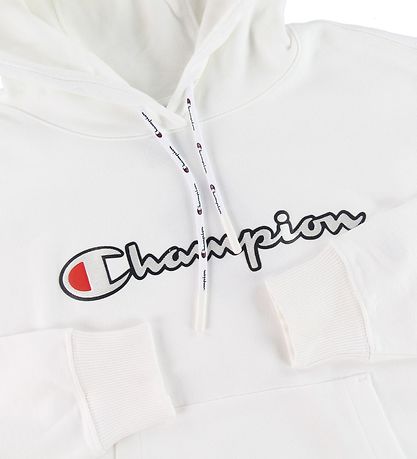 Champion Fashion Hoodie - White w. Logo