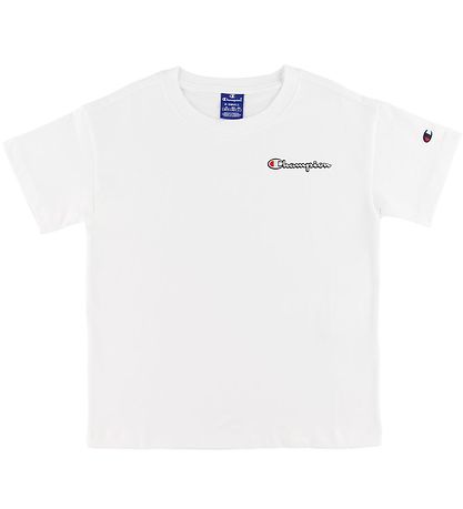 Champion Fashion T-Shirt - Wit m. Logo Champion Fashion T-Shirt - Wit m. Logo