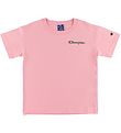 Champion Fashion T-shirt - Pink w. Logo