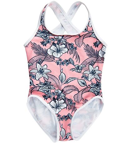 Creamie Swimsuit - Pink Icing w. Flowers