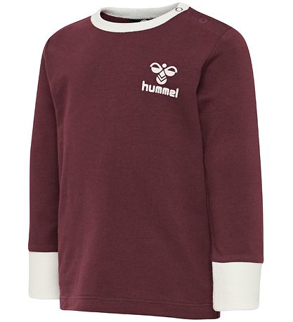 Hummel Long Sleeve Top - HMLMaui - Bordeaux Hummel Long Sleeve Top - HMLMaui - Bordeaux