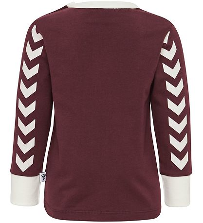 Hummel Long Sleeve Top - HMLMaui - Bordeaux Hummel Long Sleeve Top - HMLMaui - Bordeaux