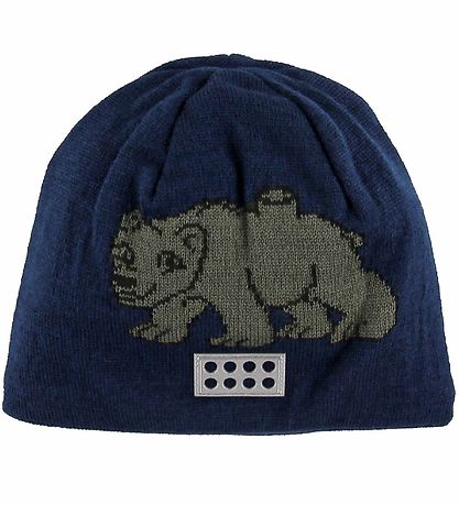 LEGO® Duplo Muts - Wol/Katoen - LWAustin - Navy m. Ijsbeer