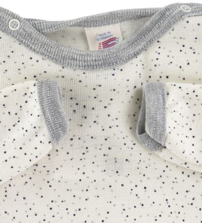 Engel Long Sleeve Top - Wool - Neutral w. Print Engel Long Sleeve Top - Wool - Neutral w. Print