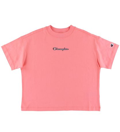 Champion Fashion T-shirt - Crop - Pink w. Logo Champion Fashion T-shirt - Crop - Pink w. Logo