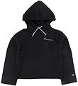 Champion Fashion Hoodie - Cop - Black w. Logo Champion Fashion Hoodie - Cop - Black w. Logo