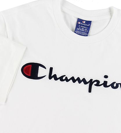 Champion Fashion T-shirt - White w. Logo Champion Fashion T-shirt - White w. Logo