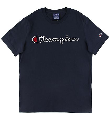 Champion Fashion T-shirt - Navy w. Logo Champion Fashion T-shirt - Navy w. Logo
