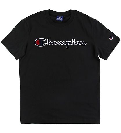 Champion Fashion T-shirt - Black w. Logo Champion Fashion T-shirt - Black w. Logo