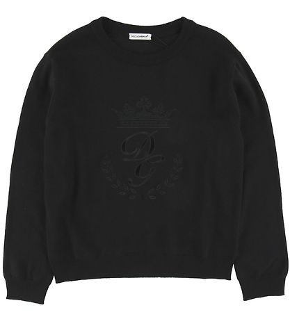 Dolce & Gabbana Genser - Ull - Svart m. Broderi