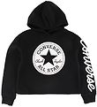 Converse Hoodie - Black w. Logo Converse Hoodie - Black w. Logo