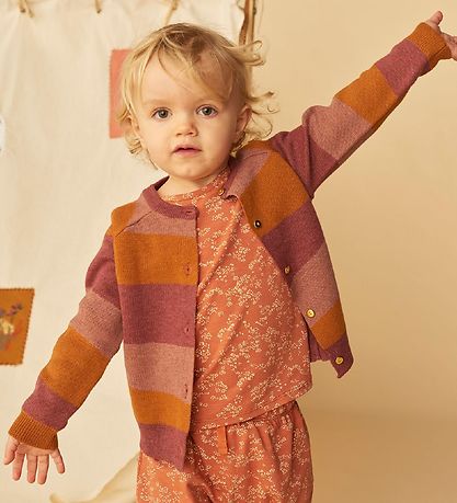 Soft Gallery Long Sleeve Top - Bella - Autumn Leaf/Flowerdust