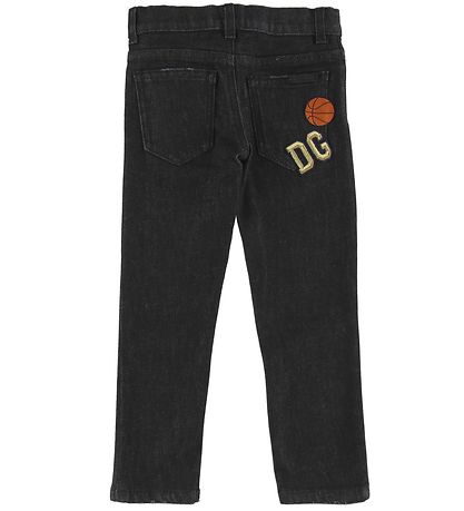 Dolce & Gabbana Jeans - Black Denim w. Basket Ball