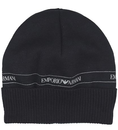 Emporio Armani Geschenkbox - Mütze/Schal - Wolle/Baumwolle - Sch Emporio Armani Geschenkbox - Mütze/Schal - Wolle/Baumwolle - Sch
