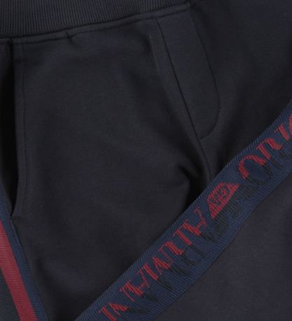 Emporio Armani Sweatpants - Navy w. Red Emporio Armani Sweatpants - Navy w. Red